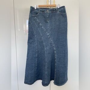 Tall Girl denim maxi skirt